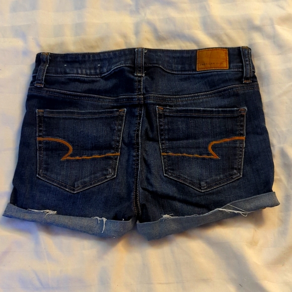 American eagle dark blue jean shorts - Picture 2 of 2